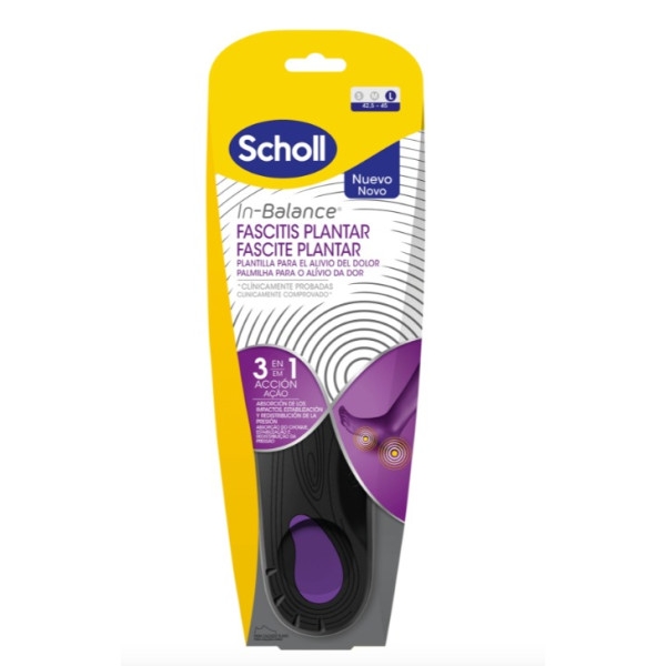 Scholl Palmilha Fascite Plantar L 3 em 1